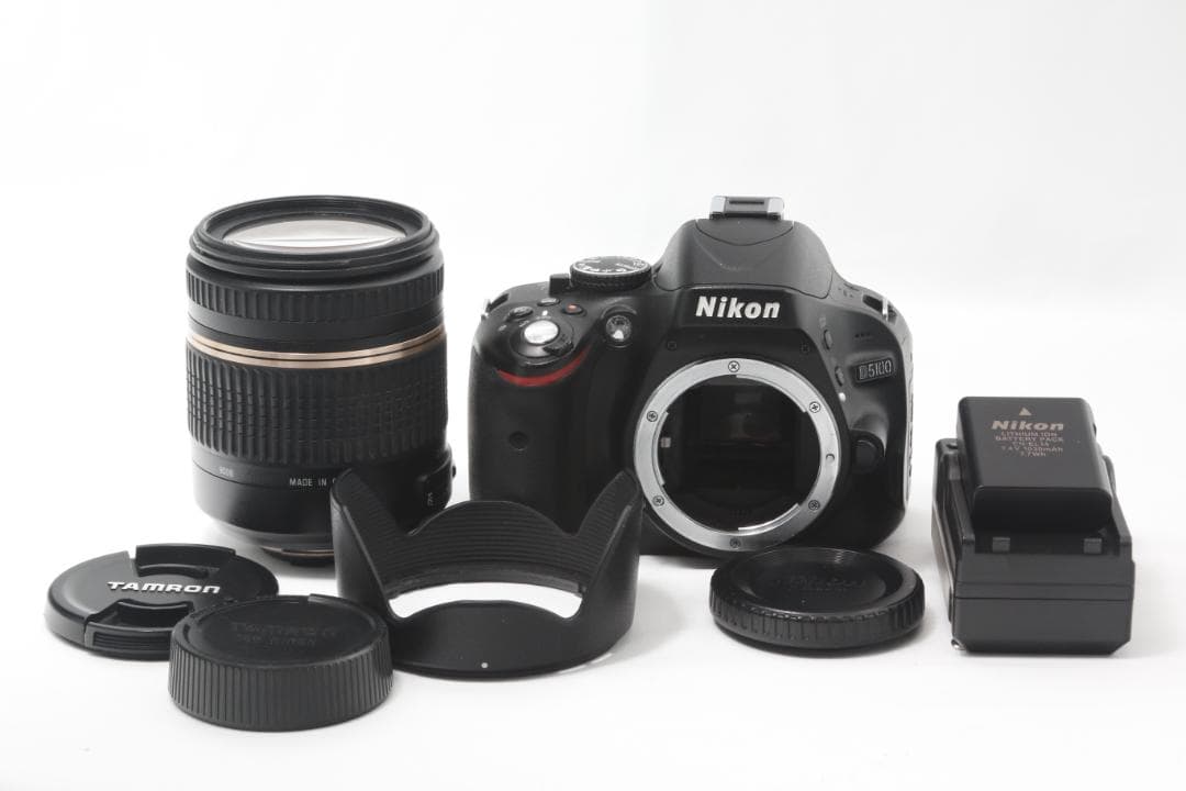 【美品：S数僅か7,351枚】ニコン D5100 ＋ タムロン 高倍率レンズ