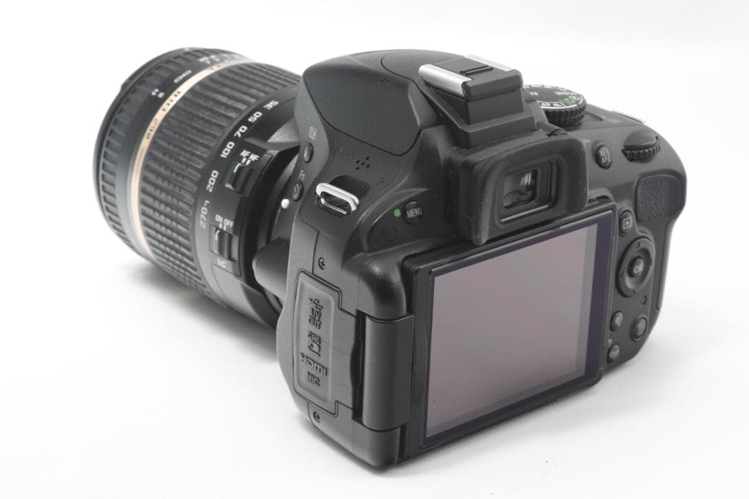 【美品：S数僅か7,351枚】ニコン D5100 ＋ タムロン 高倍率レンズ