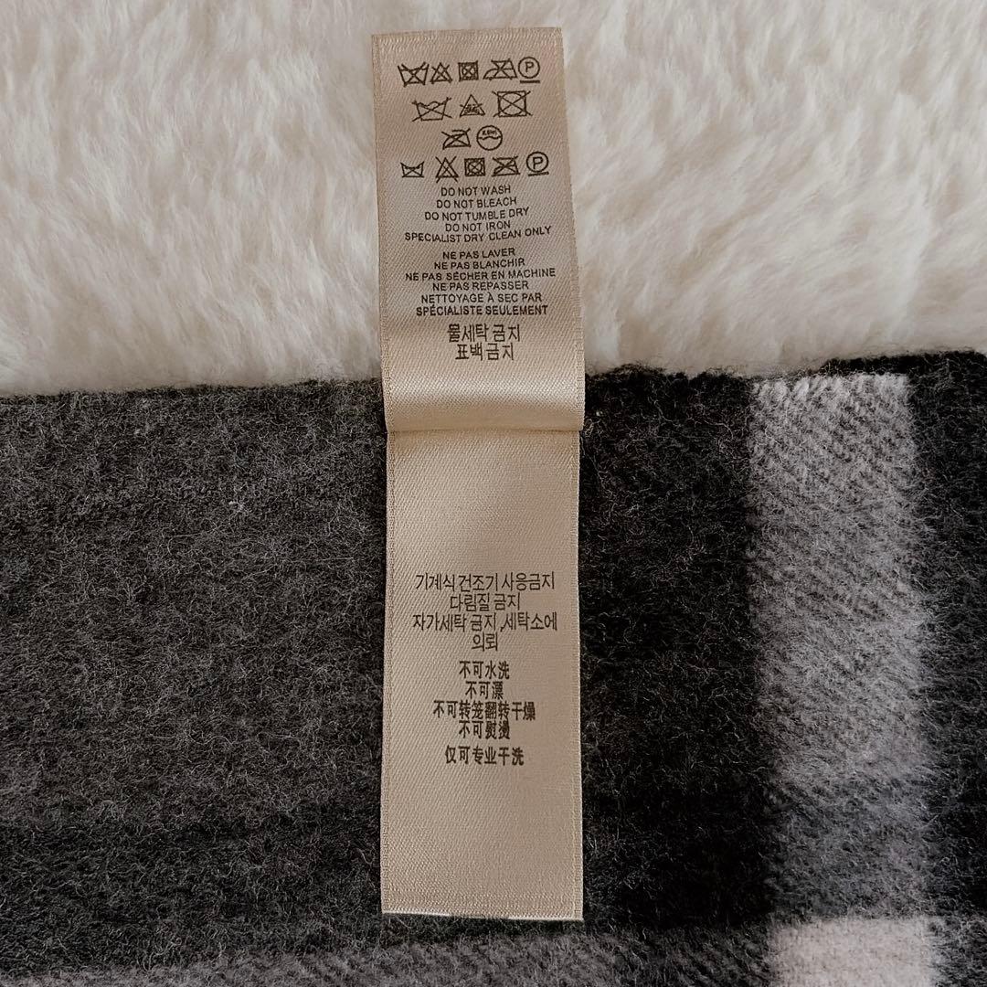 美品✨【バーバリー】カシミヤ100%ロングマフラー メガチェック ノバチェック