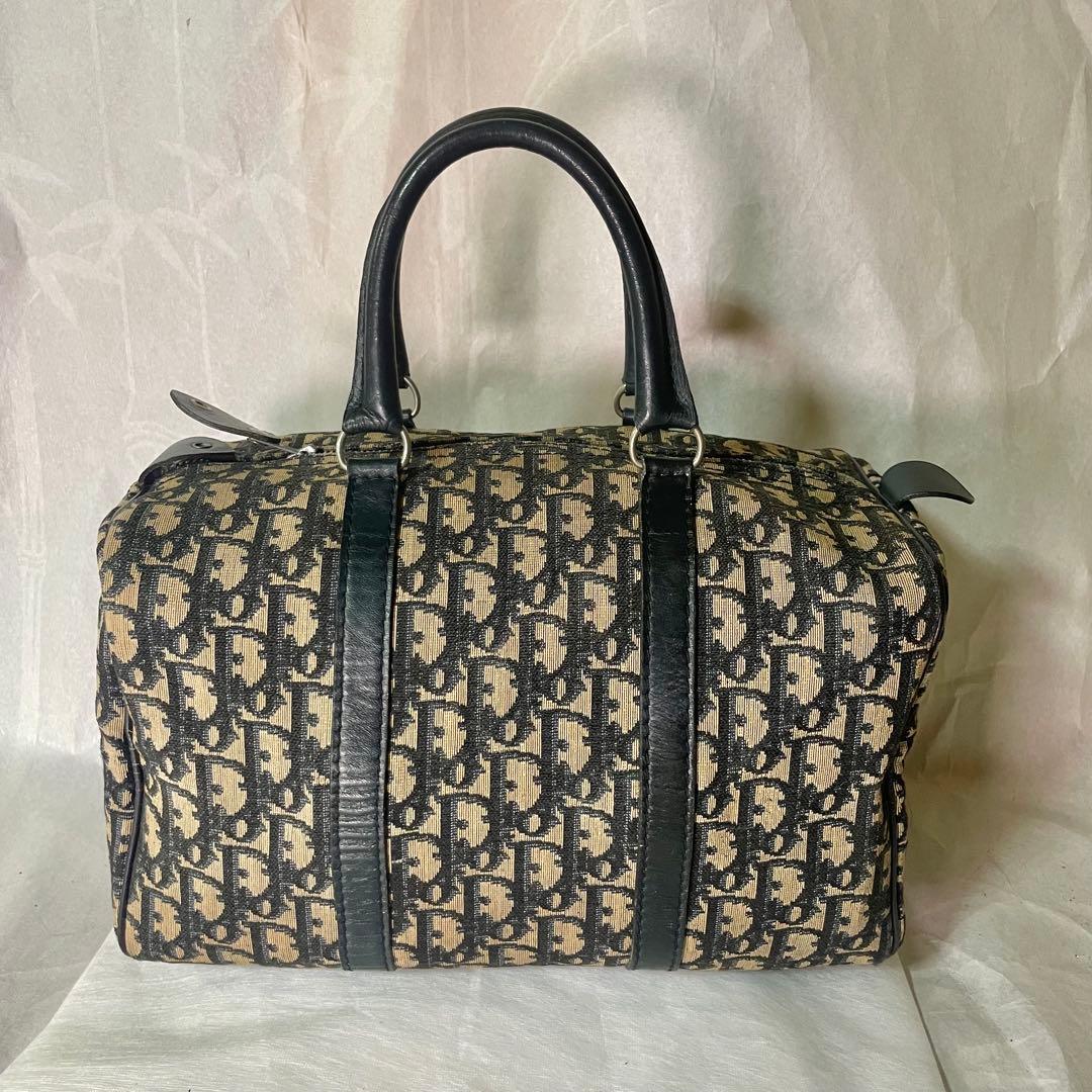 美品Christian Diorトロッター ミニボストンバッグ