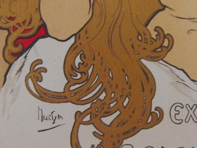 アルフォンス・ミュシャ、サロン・デ・サンの第20回展のポスター