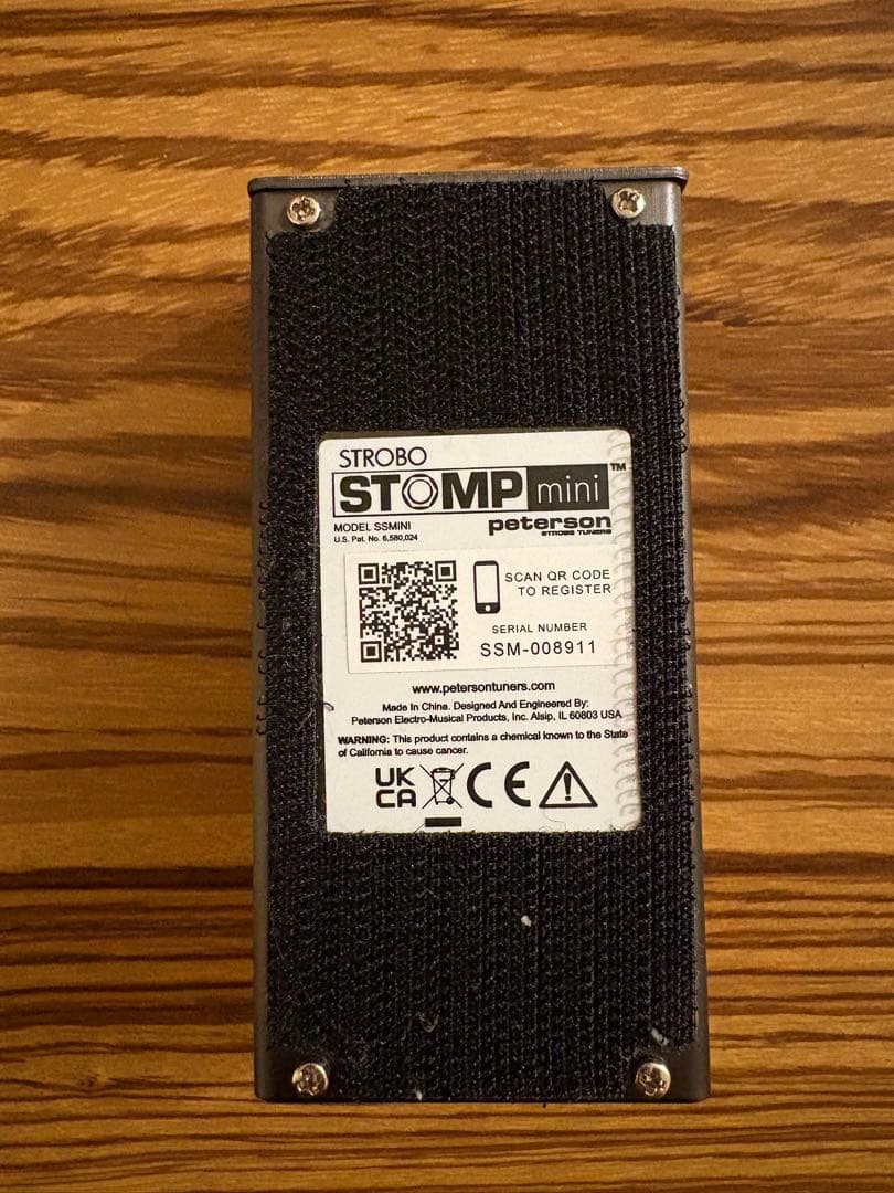 ギター peterson STROBOSTOMP mini