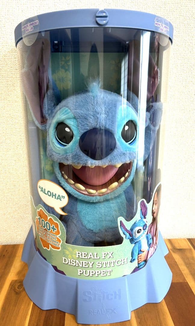 日本未発売 リアルFX ディズニー スティッチ パペット ぬいぐるみ
