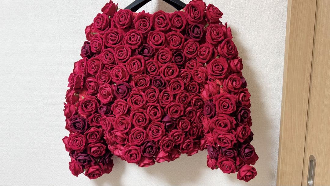 GDragon バラ花柄ジャケット手作り