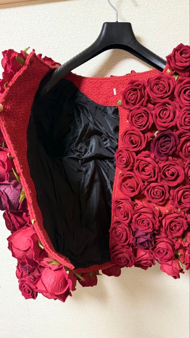 GDragon バラ花柄ジャケット手作り