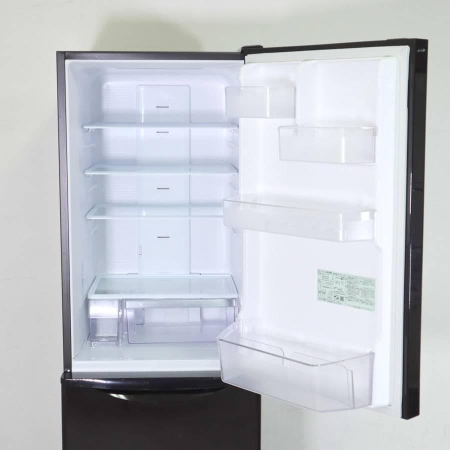 日立 315L 3ドア 冷蔵庫 R-K32JV(TD) ダークブラウン 右開き