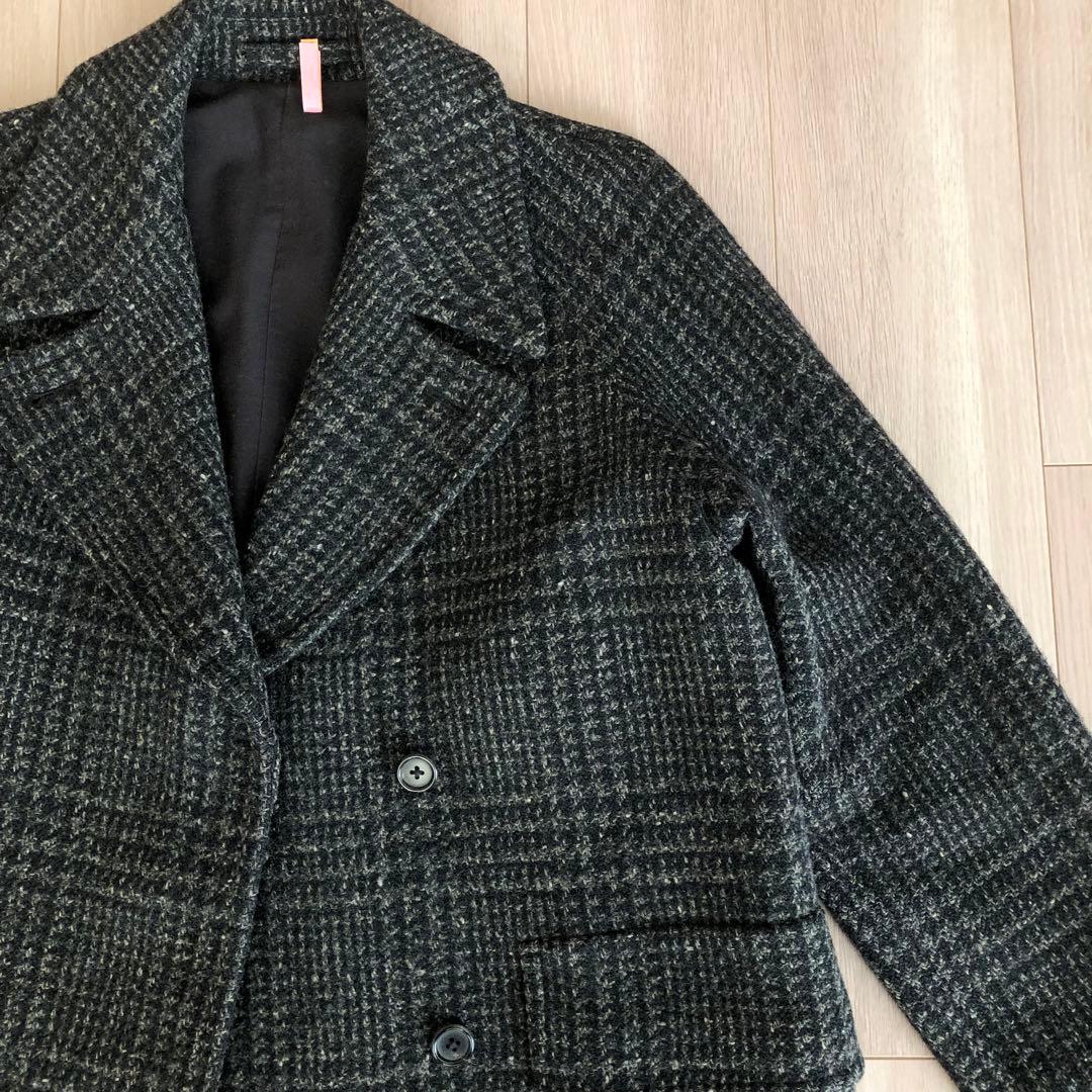 マーガレットハウエル　グレンチェック　コート