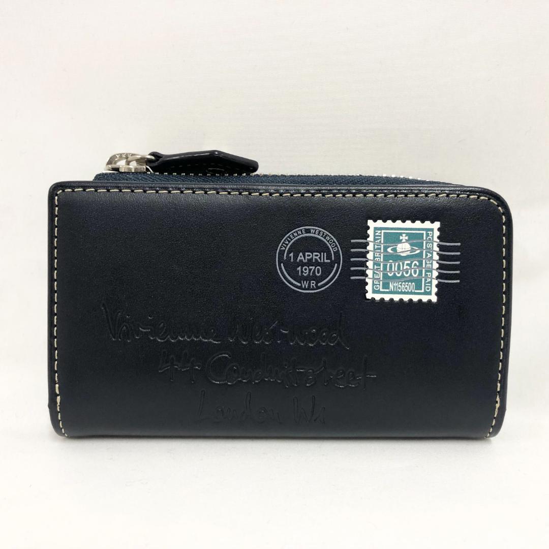 ○★新品未使用　ヴィヴィアンウエストウッド　エンベロープ2　キーケース　ネイビー