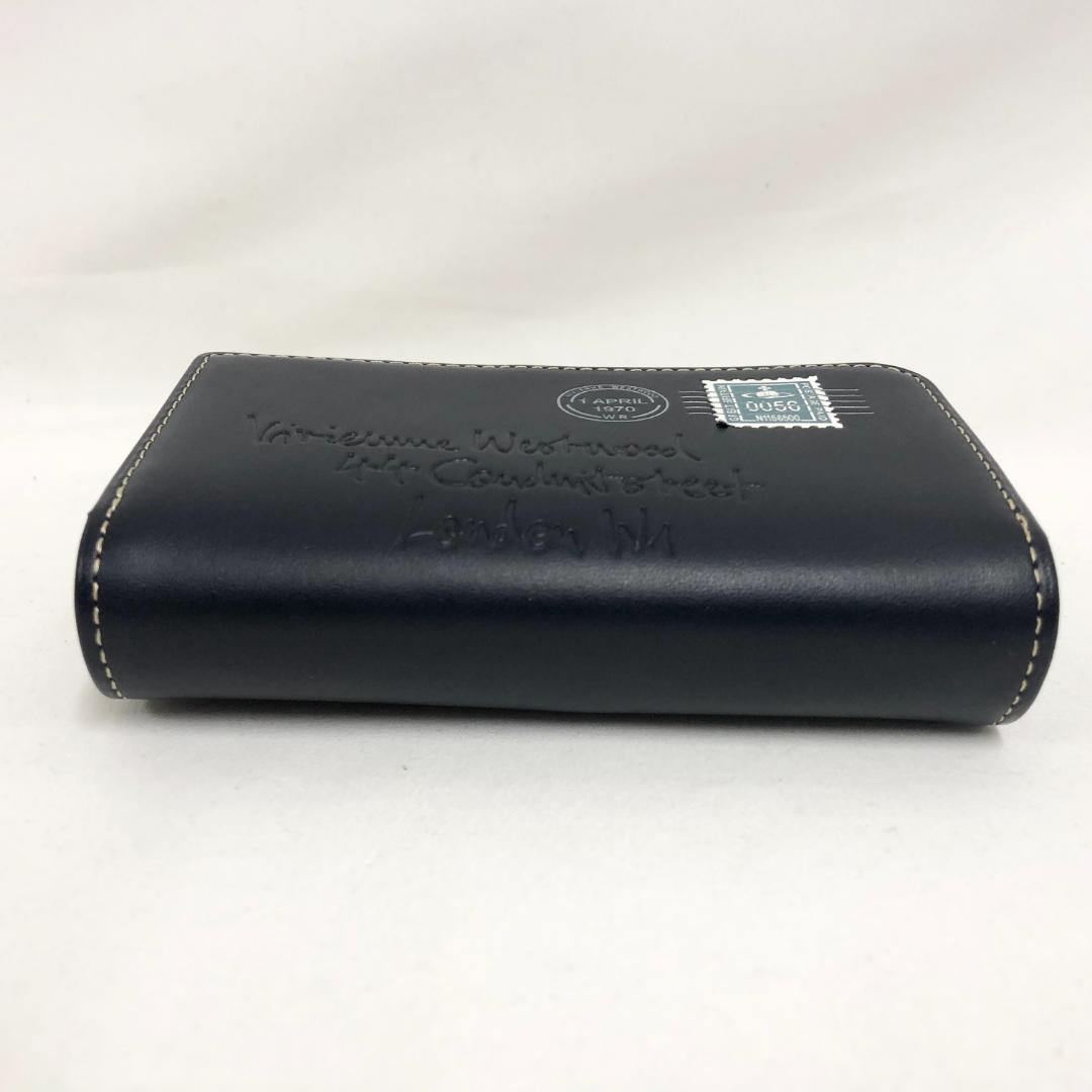 ○★新品未使用　ヴィヴィアンウエストウッド　エンベロープ2　キーケース　ネイビー