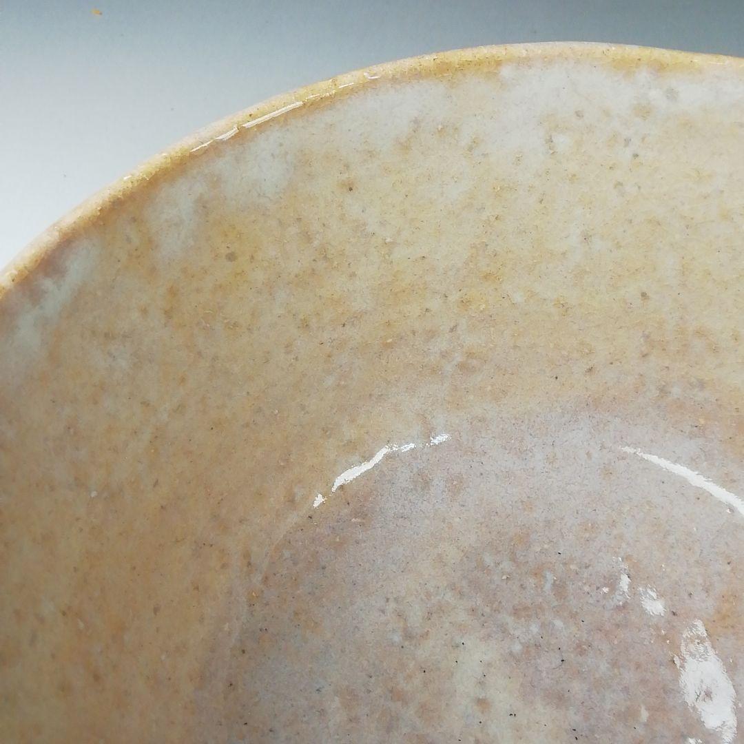 Ｔ３６６　茶碗　『萩茶碗』『野坂江月堂　野坂康起』　共箱　抹茶碗　茶道具