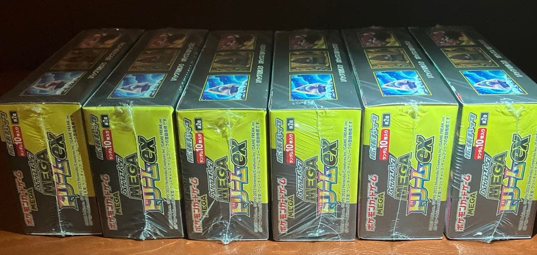 MEGAドリームex BOX ポケモンカードゲーム ハイクラスパック 6box