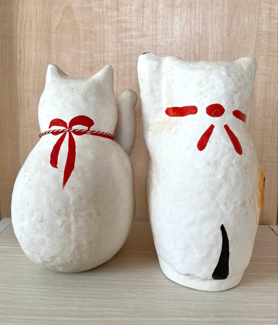 高崎張子　招き猫2体セット　お得