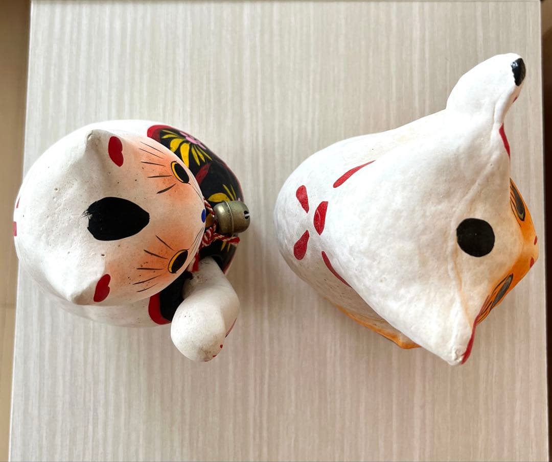 高崎張子　招き猫2体セット　お得