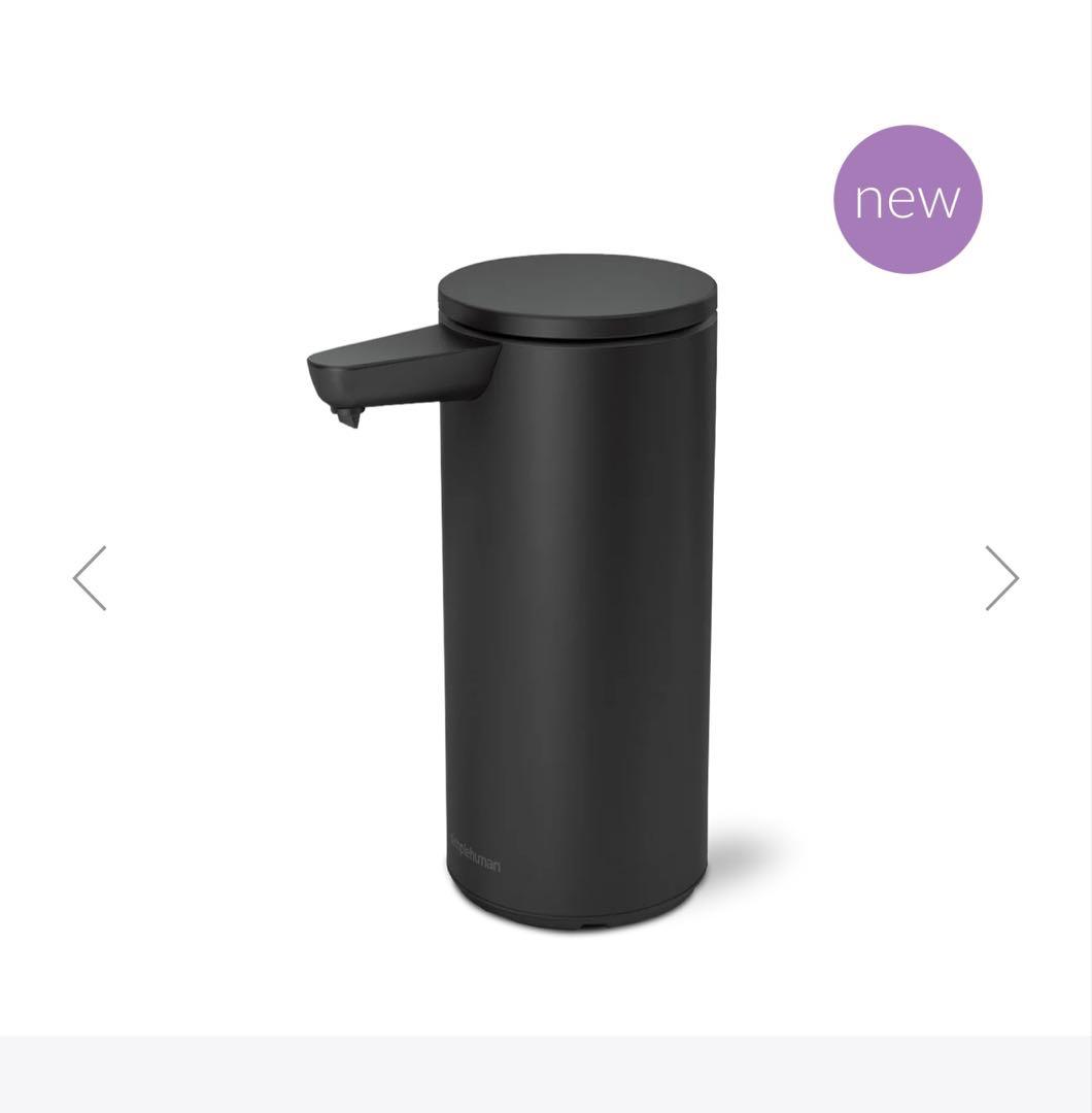 【新品未開封】simplehuman ソープディスペンサー　Black