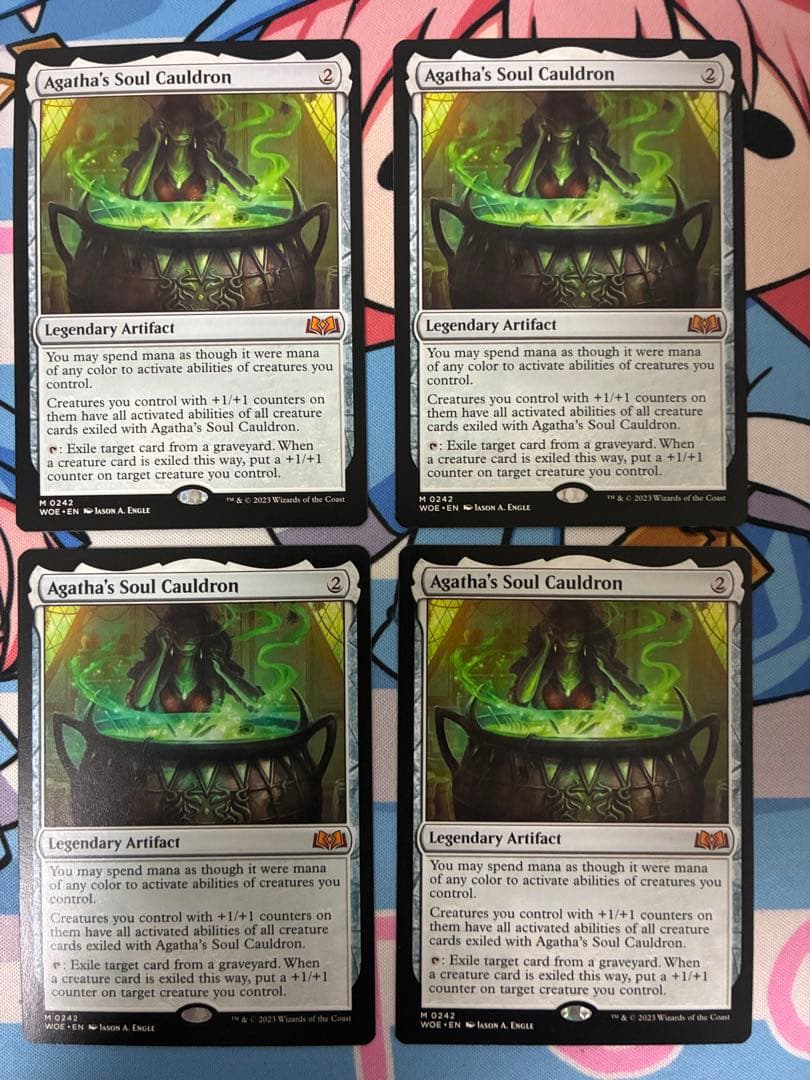 アガサの魂の大釜　英語版4枚セット