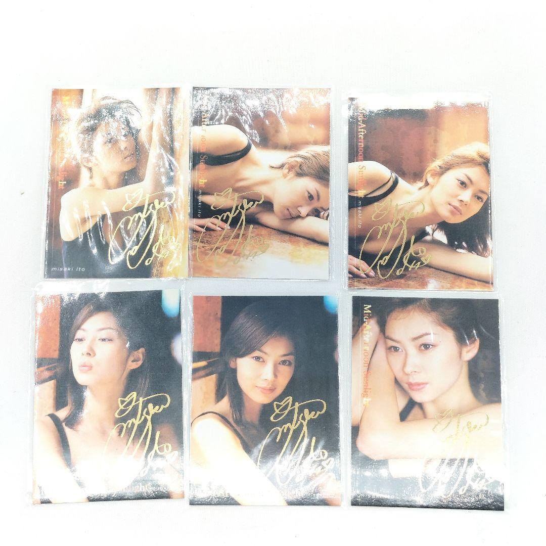 当時物 伊東美咲 トレカ FIRST 箔押しサイン 6種 まとめ売り