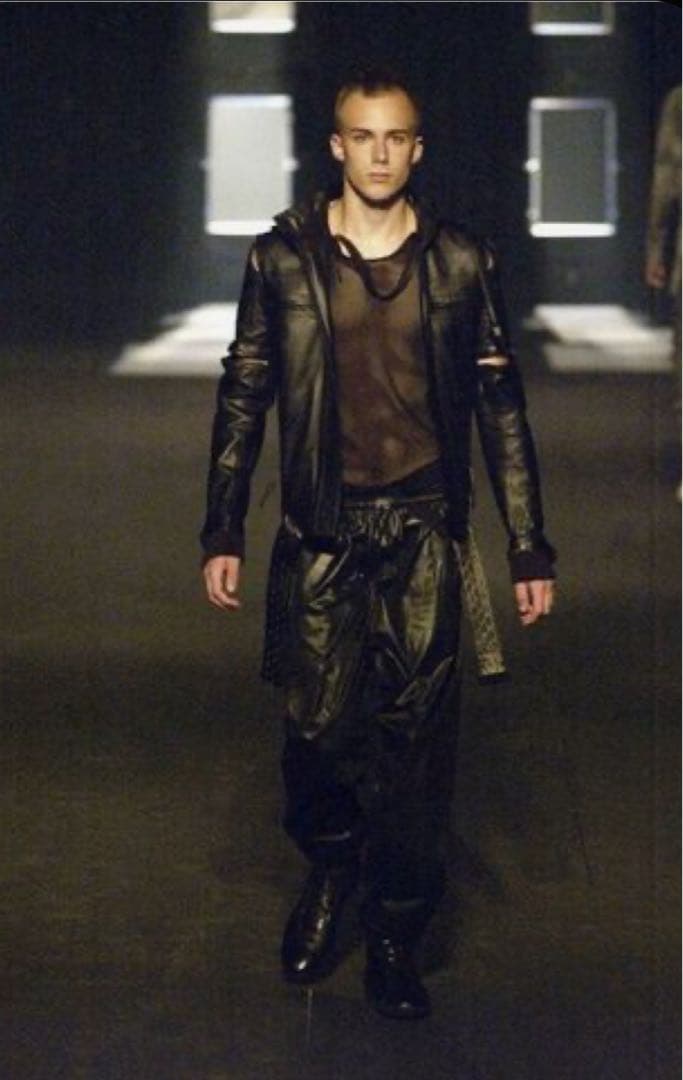 ランウェイ使用 Dior Homme 04ss メッシュTシャツ ディオールオム