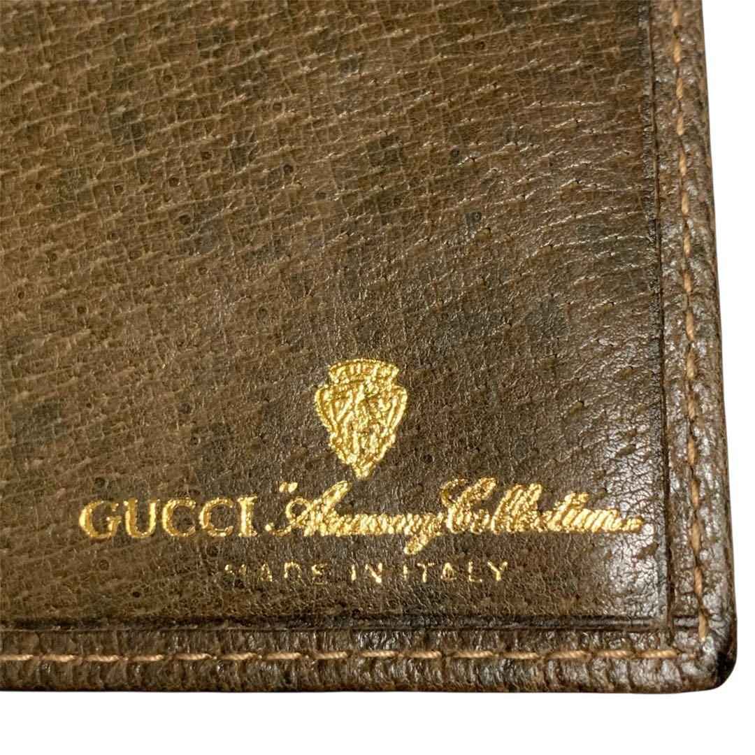 GUCCI オールドグッチ GGプラス シェリーライン 三つ折り 長財布