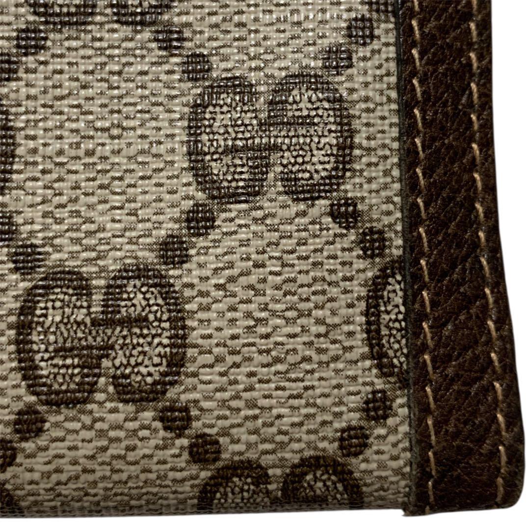 GUCCI オールドグッチ GGプラス シェリーライン 三つ折り 長財布