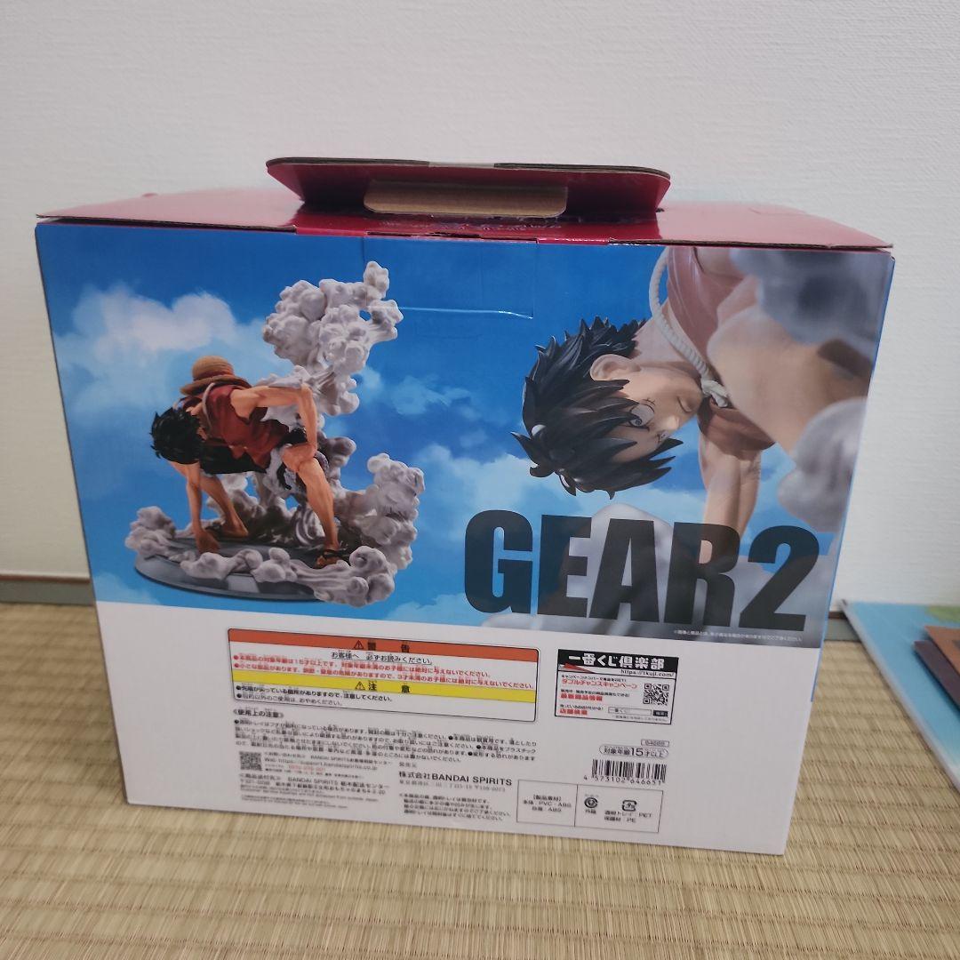 一番くじ ワンピース 海賊王への道 B賞モンキー・D・ルフィ ギア2 フィギュア