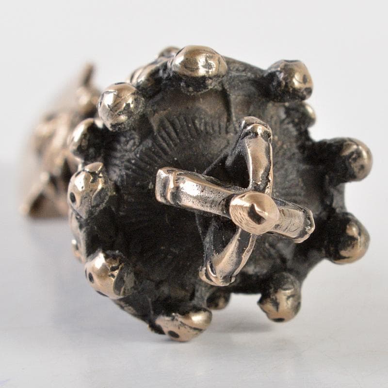 チベット 密教法具 　古銅　独鈷杵　プルパ　V　R5838