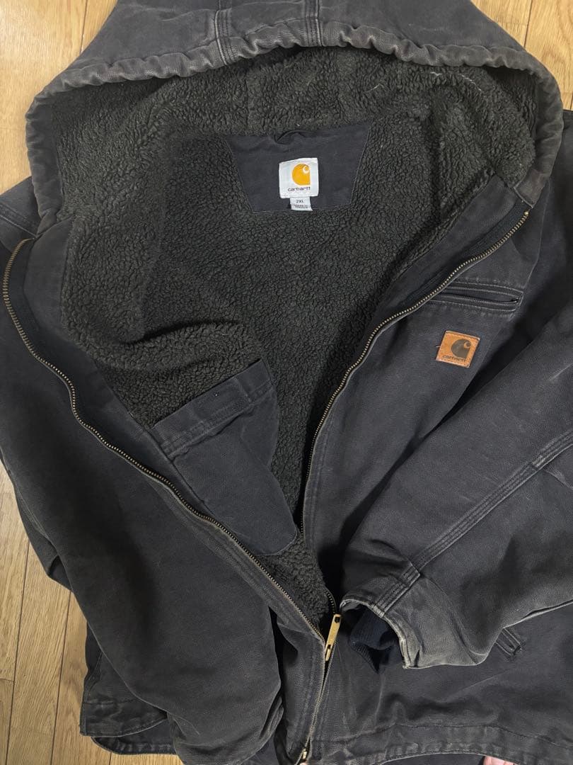 Carhartt アクティブジャケット 黒 メキシコ製