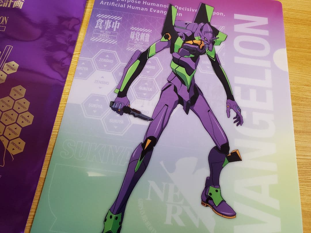 クリアファイル エヴァンゲリオン Clear file Evangelion