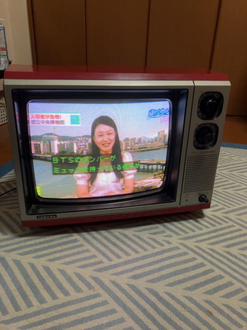 東芝１４インチブラウン菅テレビ 昭和レトロ