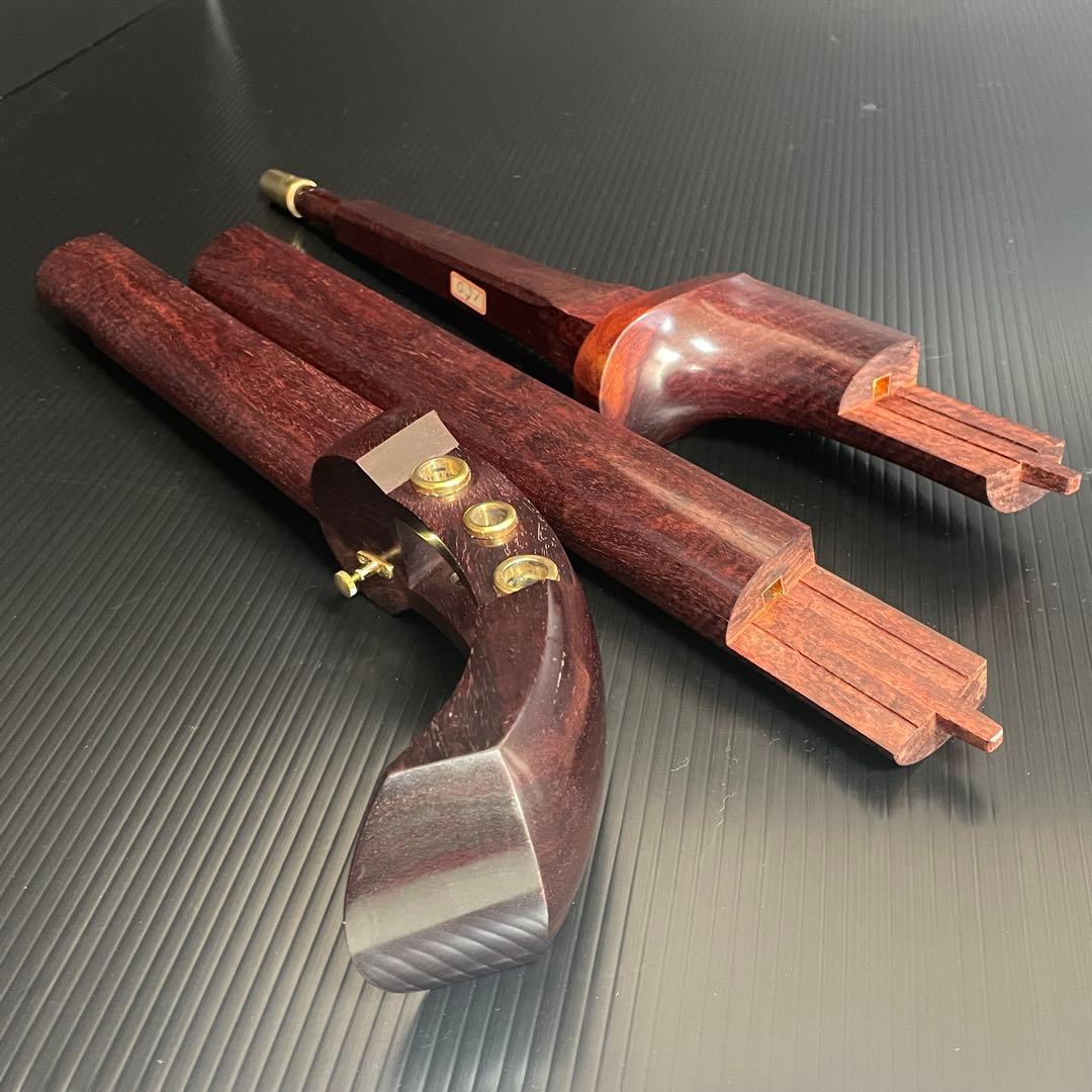 【メンテ済み】 津軽三味線 超虎杢 綾杉 金細 二本溝 GP24 GP22 美品