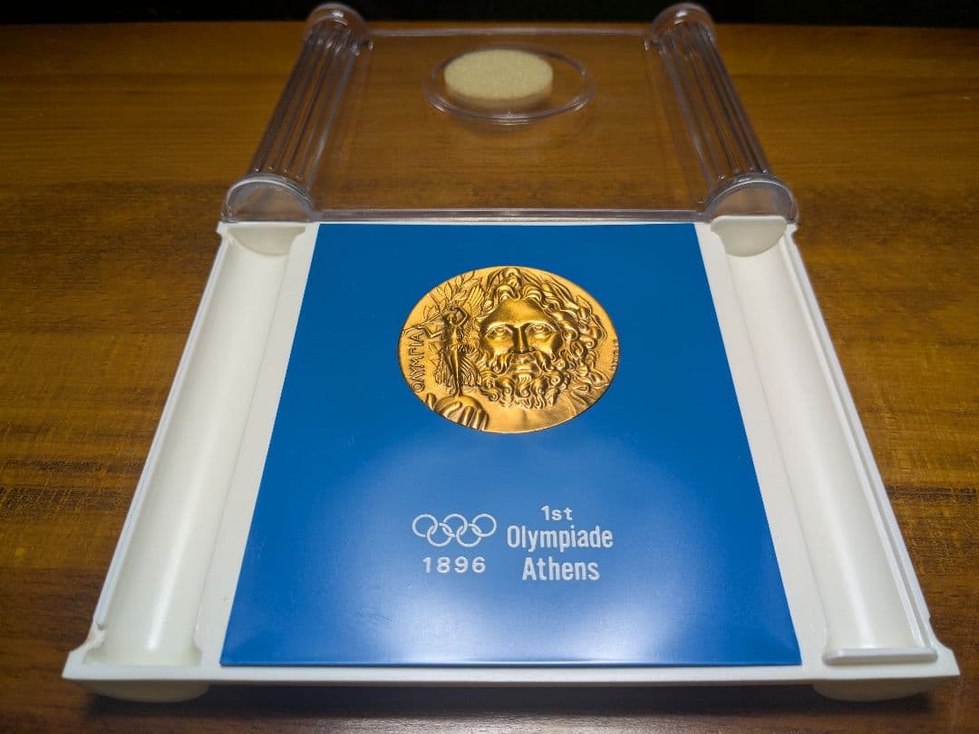 オリンピック優勝メダル 第1回アテネ大会 3箱セット 復刻