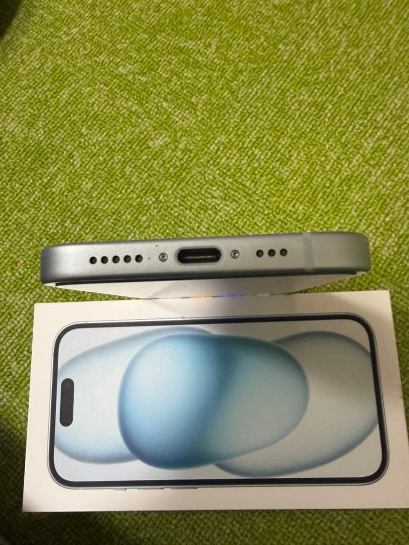【美品】iPhone 15 ブルー 128GB SIMフリー バッテリー86%
