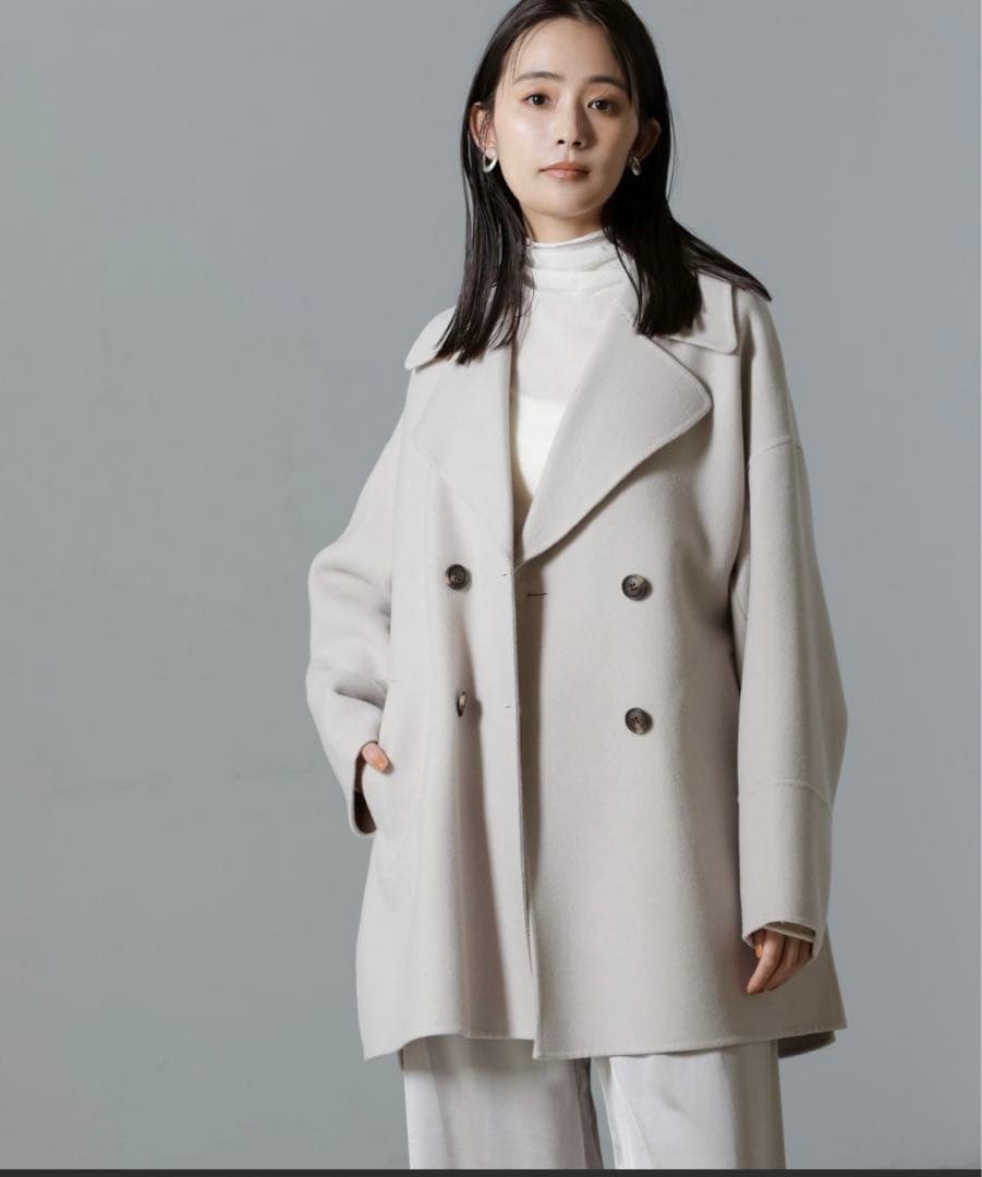 PURE LAMBS リバーミドルコート