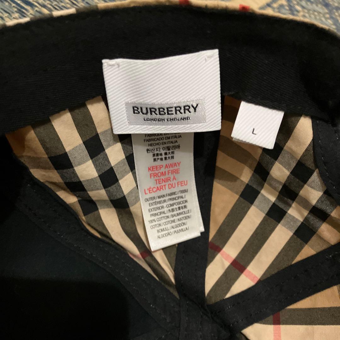 バーバリー　キッズ　キャップ　サイズL