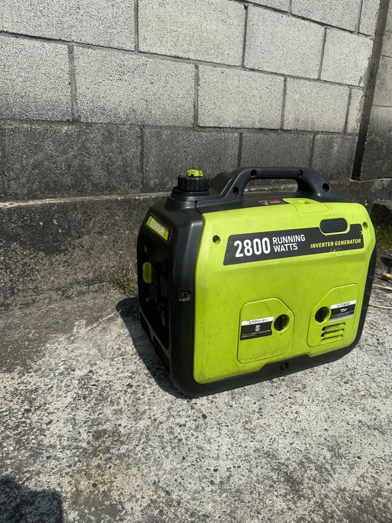 EENOUR インバーター発電機 DK2800is 稼働時間50時間