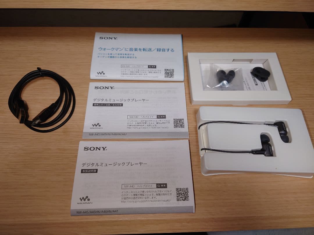 SONY WALKMAN NW-A46HN ※中古品　※イヤホン付き