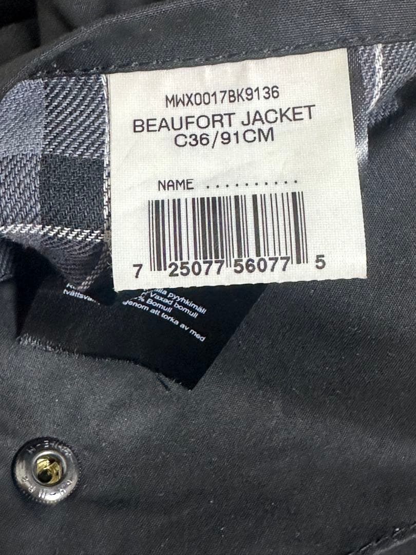 こうBarbour ビューフォート　36 ブラック