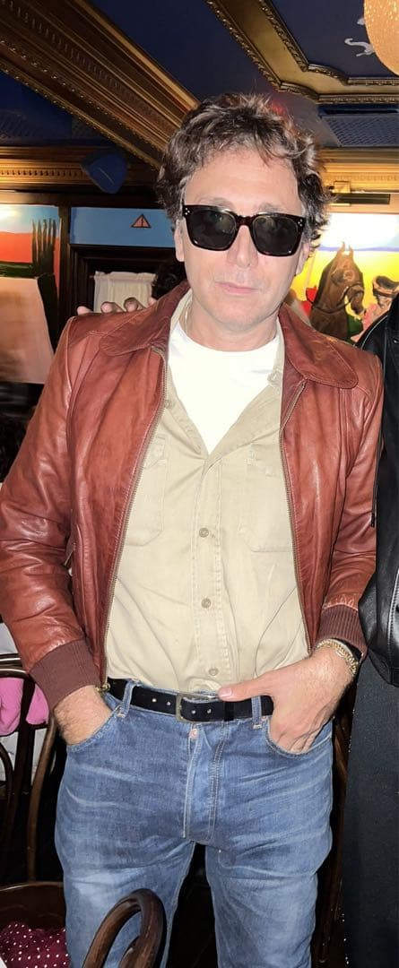 エディ着 vintage レザー hedi slimane エディ スリマン