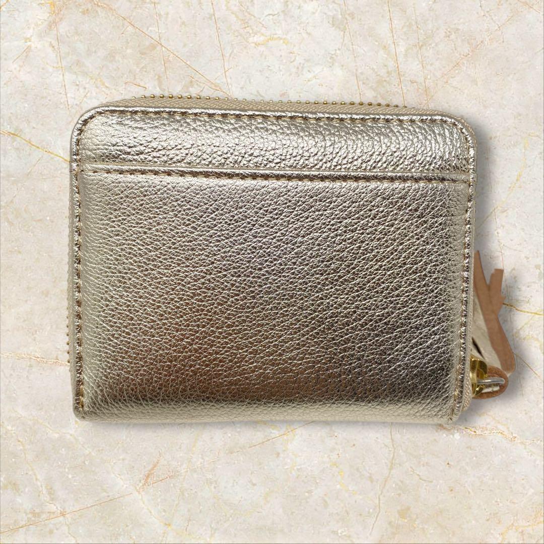 虎屋ういろ perche ear ジャバラ二つ折り財布 ゴールド イア ういろ