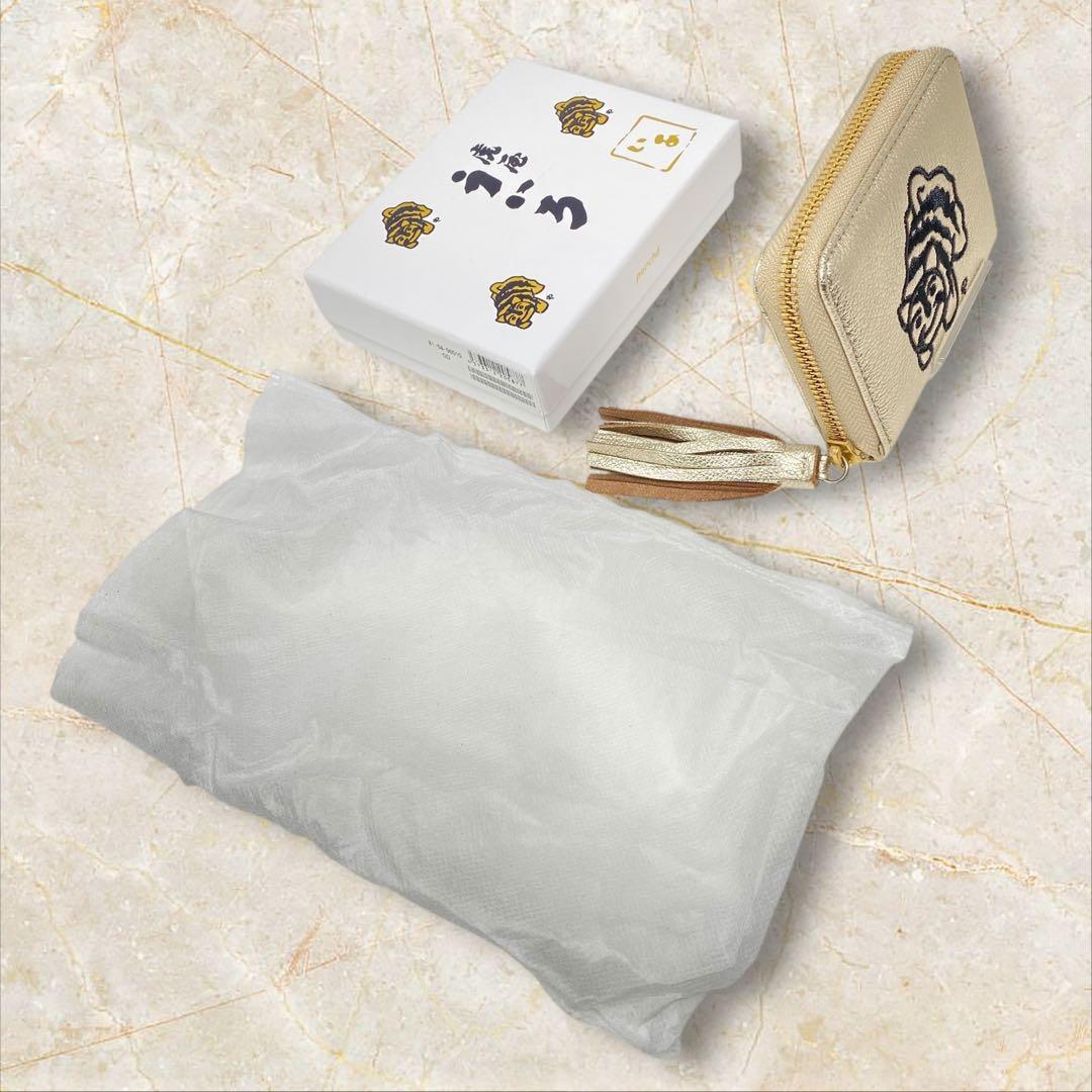 虎屋ういろ perche ear ジャバラ二つ折り財布 ゴールド イア ういろ