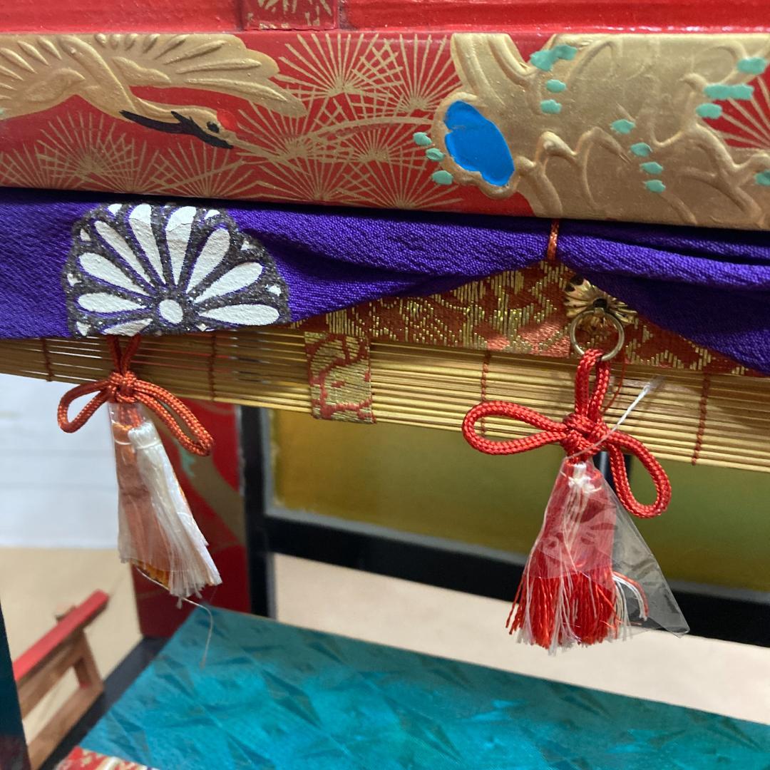 ひな御殿 豊寿殿　木製 組み立て式 御殿飾り　雛人形 ひな祭 昭和レトロ