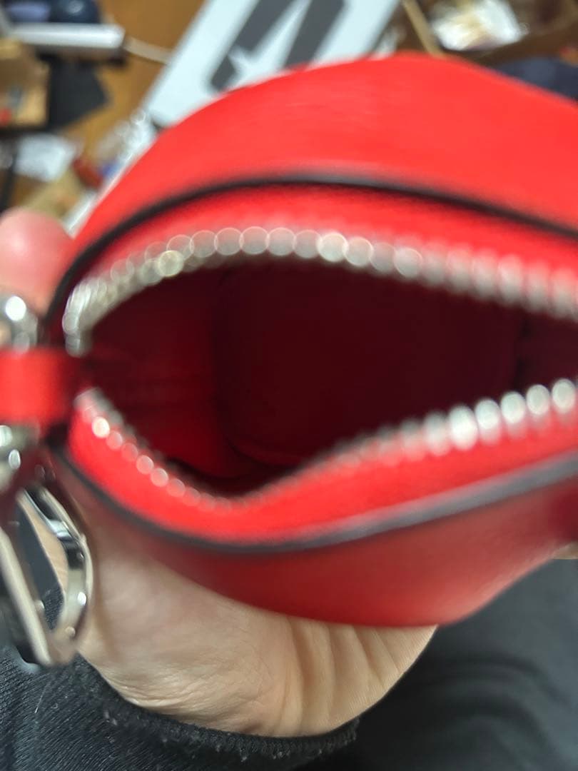 ロエベ　アニマル　ケース　イヤホンケース　レッド　エレファント　loewe