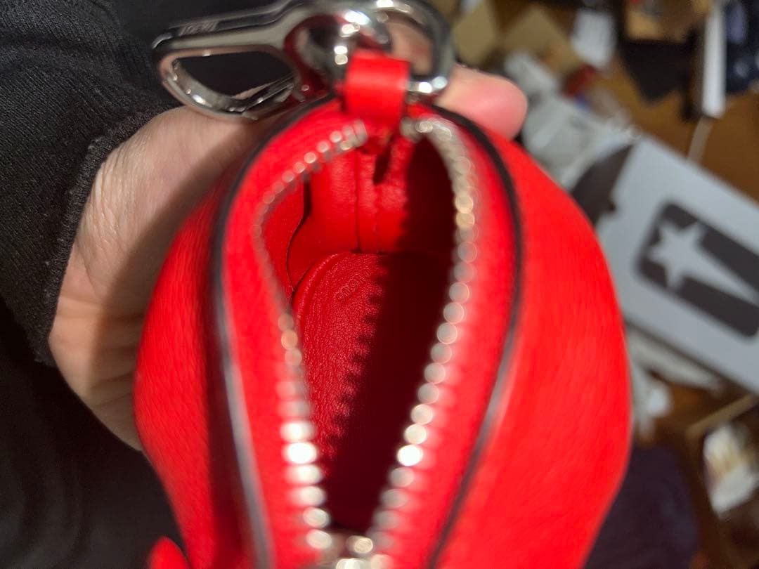 ロエベ　アニマル　ケース　イヤホンケース　レッド　エレファント　loewe