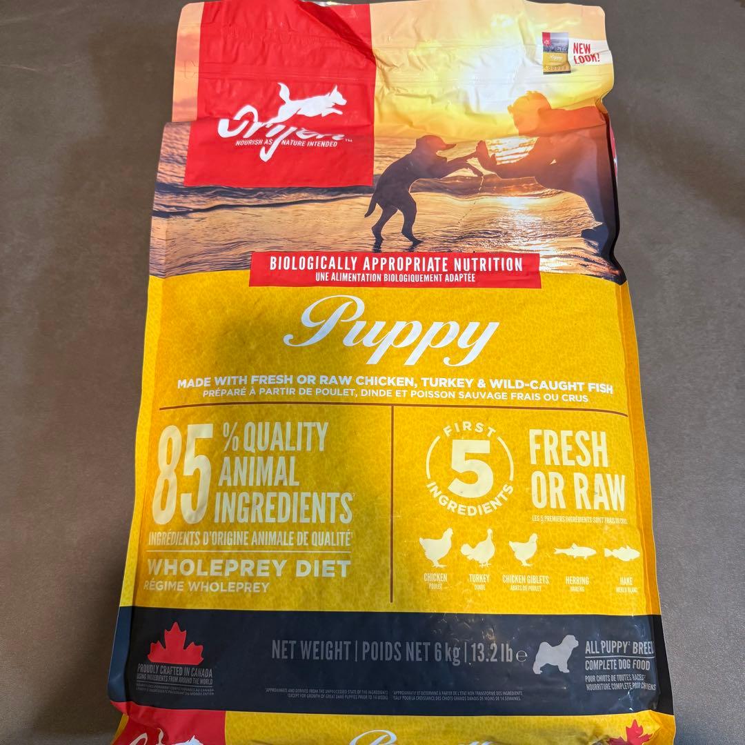 ORIJEN オリジン パピー ドッグ 【6kg】2025/07