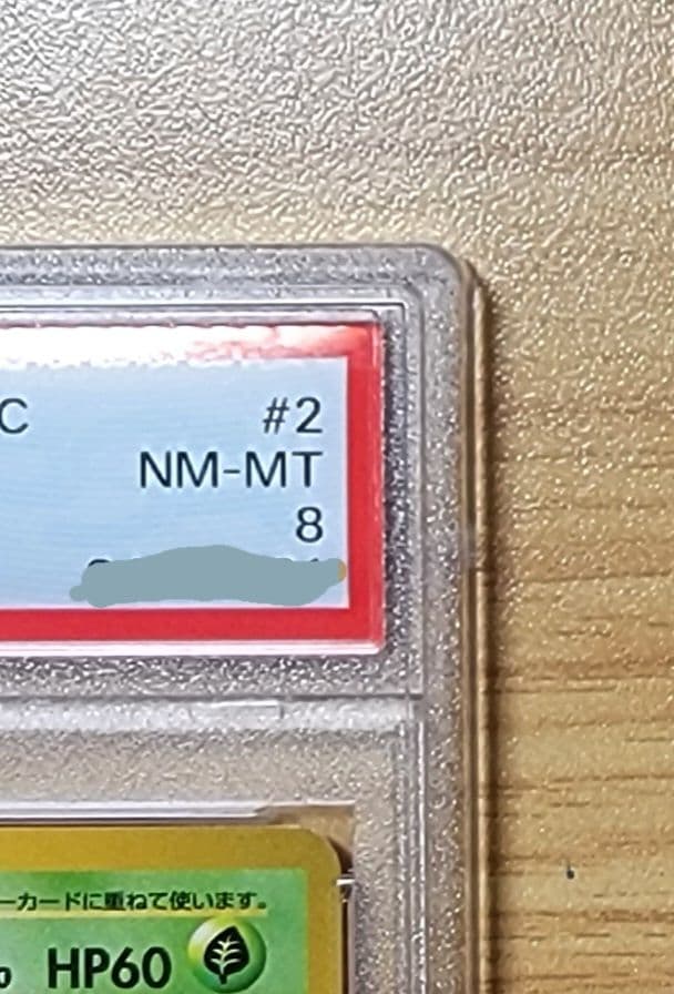 【PSA8 フシギソウ】ポケモンカード 旧裏 初版 マークなし