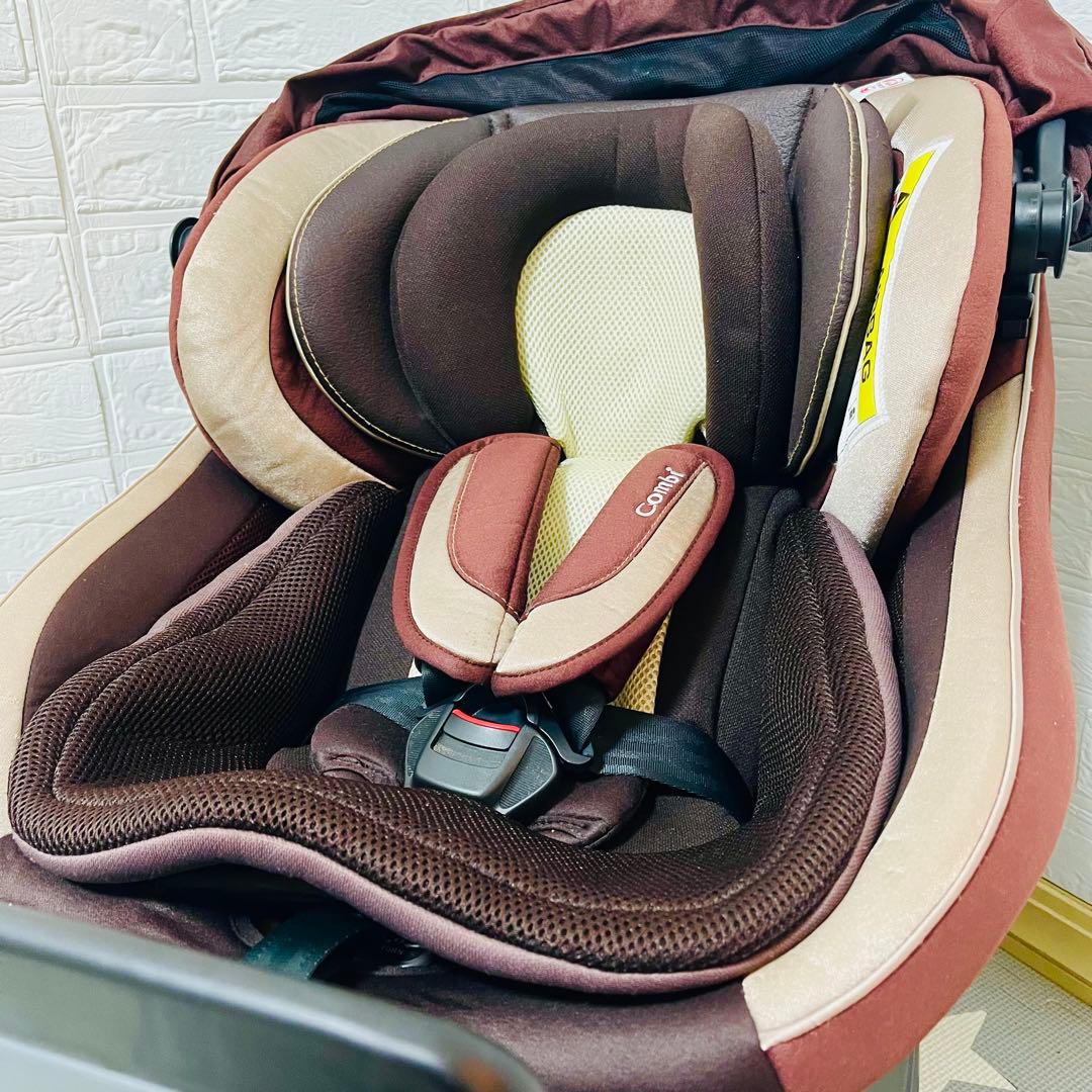 コンビ☆ネルームisofixエッグショック☆チャイルドシート☆極美品☆ブラウン☆