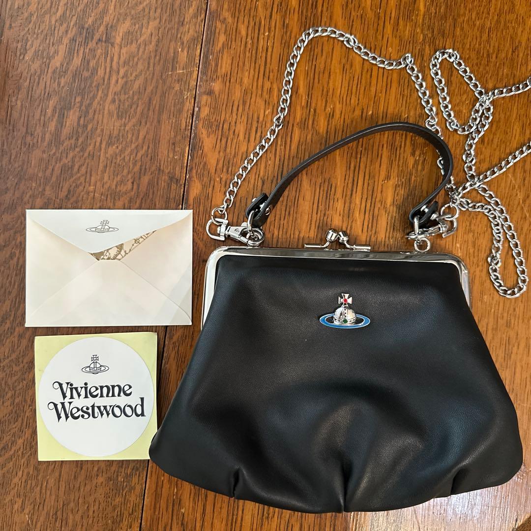 ヴィヴィアンウエストウッド　がま口Emmaショルダーバッグ