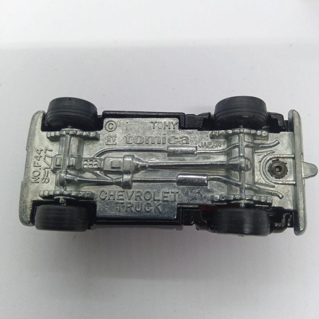 高島屋 特注 トミカ 青箱 F44 シボレー トラック 黒色 日本製