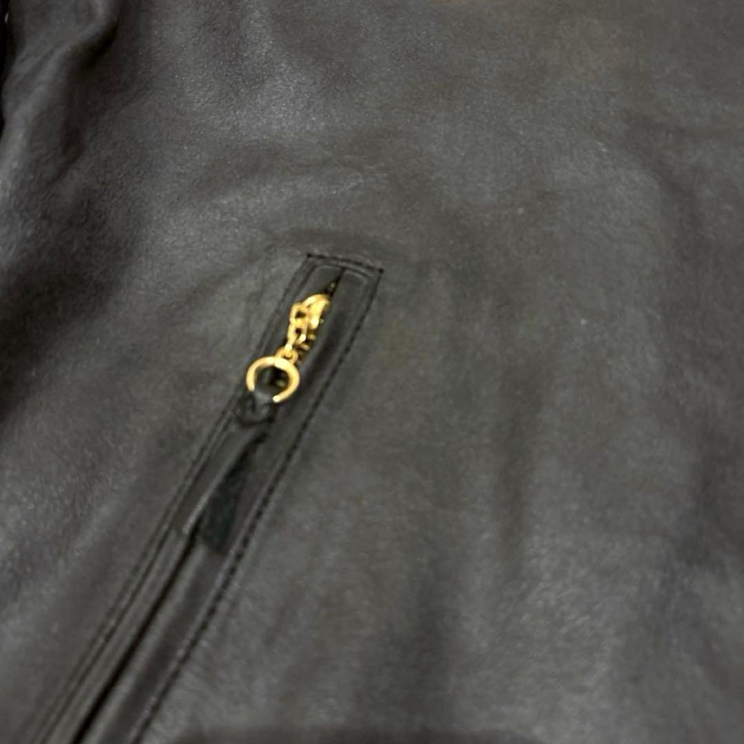 HARLEY DAVIDSON 本革 シングルライダースジャケット ツートン L