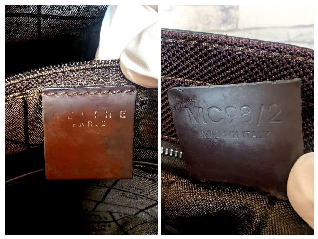 ♥るん♥レア✨美品　セリーヌ　ショルダー　トート　レザー　本革