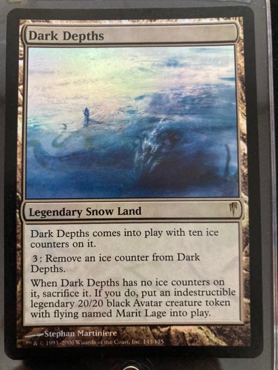 MTG 【Foil】《暗黒の深部/Dark Depths》